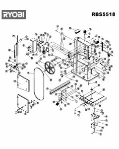 Buy A Ryobi RBS5518 Spare part or Replacement part for Your Saws and Fix Your Machine Today